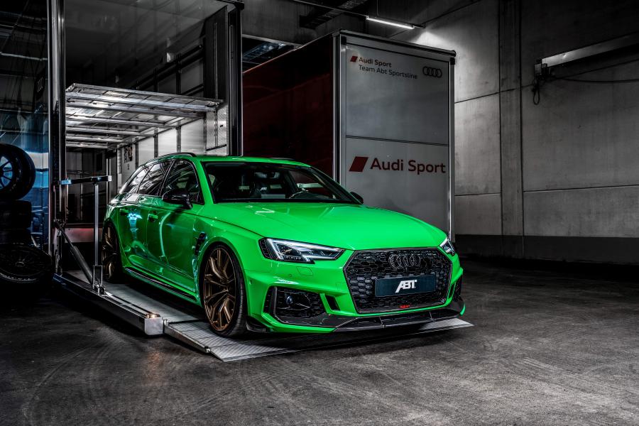  Audi RS4+ Gloss Green by ABT (B9) 2019 года  (фото 1 из 16)